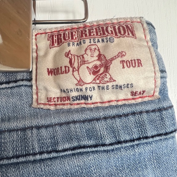 🌸 True Religion “Section Skinny” Floral Jeans – Size 31 🌸 - Picture 4 of 6
